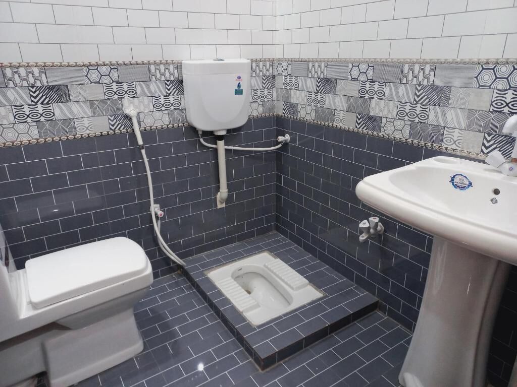Soap, shampoo, toilet paper