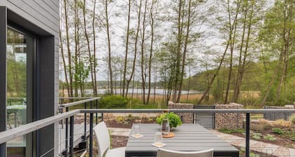 Holiday Home by Lake Wiselka Near Baltic Beach
