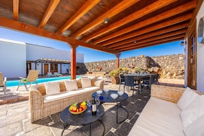 Outdoor dining - Casa Rural Hero - Five Bedroom Villa, Sleeps 10 (Tías)