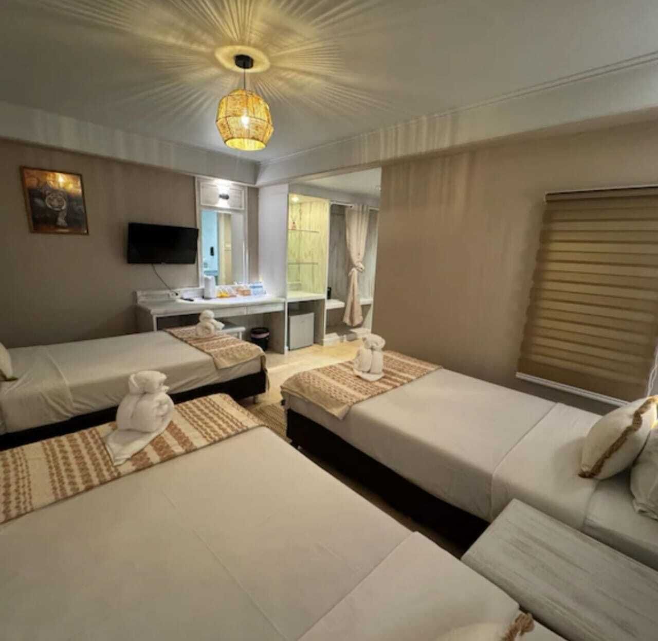 Phòng 3 tiện nghi đơn giản | Bộ trải giường bằng vải cotton Ai Cập, bộ đồ giường cao cấp 