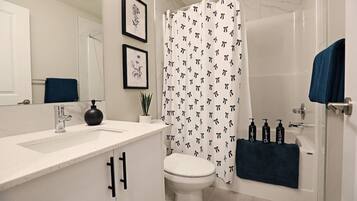 Hair dryer, towels