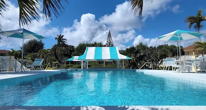 Condo - 2 beds with WiFi, AC, Pool and Oceanfront in charming Frigate Bay.