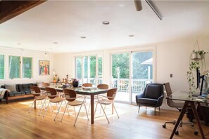 Dining - ​Bright and Spacious Secluded Forest Home with Sprawling Yard and Private Brook (Cornwall)