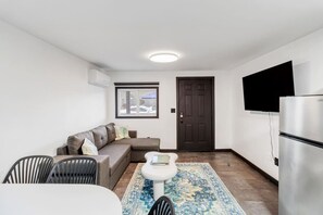 TV, fireplace, video games, books