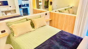 1 habitación, tabla de planchar con plancha, wifi y ropa de cama 