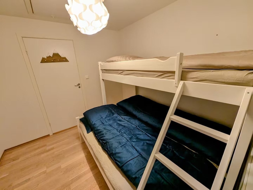 Image showcasing Bright 2-bedroom apartment with spectacular fjord views in Jørpeland ...