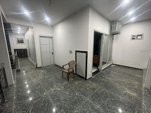 Dobbeltrom – familie, balkong, hageutsikt | Utsikt fra balkong