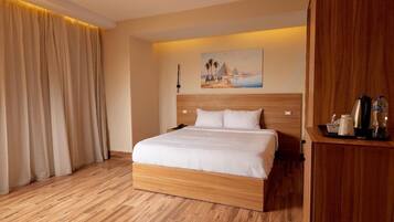 Tirai kedap cahaya dan Wi-Fi gratis