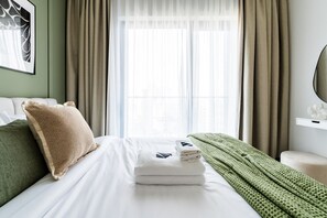 1 Schlafzimmer, Bügeleisen/Bügelbrett, Reisekinderbett, kostenloses WLAN