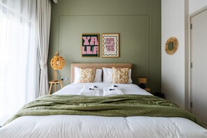 2 間睡房、書桌、熨斗/熨衫板、免費 Wi-Fi