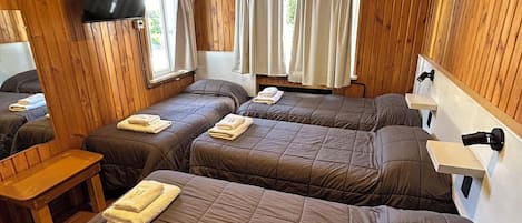 Free WiFi, bed sheets