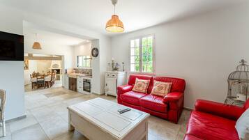 Televisie en een tafeltennistafel