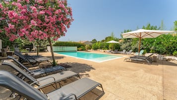 Una piscina riscaldata