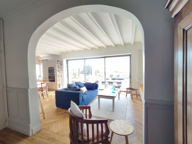 Villa Cotton 180°-meerblick, Whirlpool, 6 Schlafzimmer, Hunde Willkommen - Penmarch