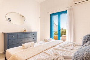 2 bedrooms, iron/ironing board, free WiFi, bed sheets - Holiday Home 'Kalliope' with Sea View, Wi-Fi and Air Conditioning (Gennadi - Rhodos - Dodekanese)