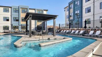Indoor pool, outdoor pool