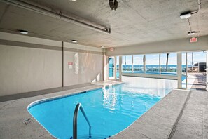 Indoor pool, a heated pool