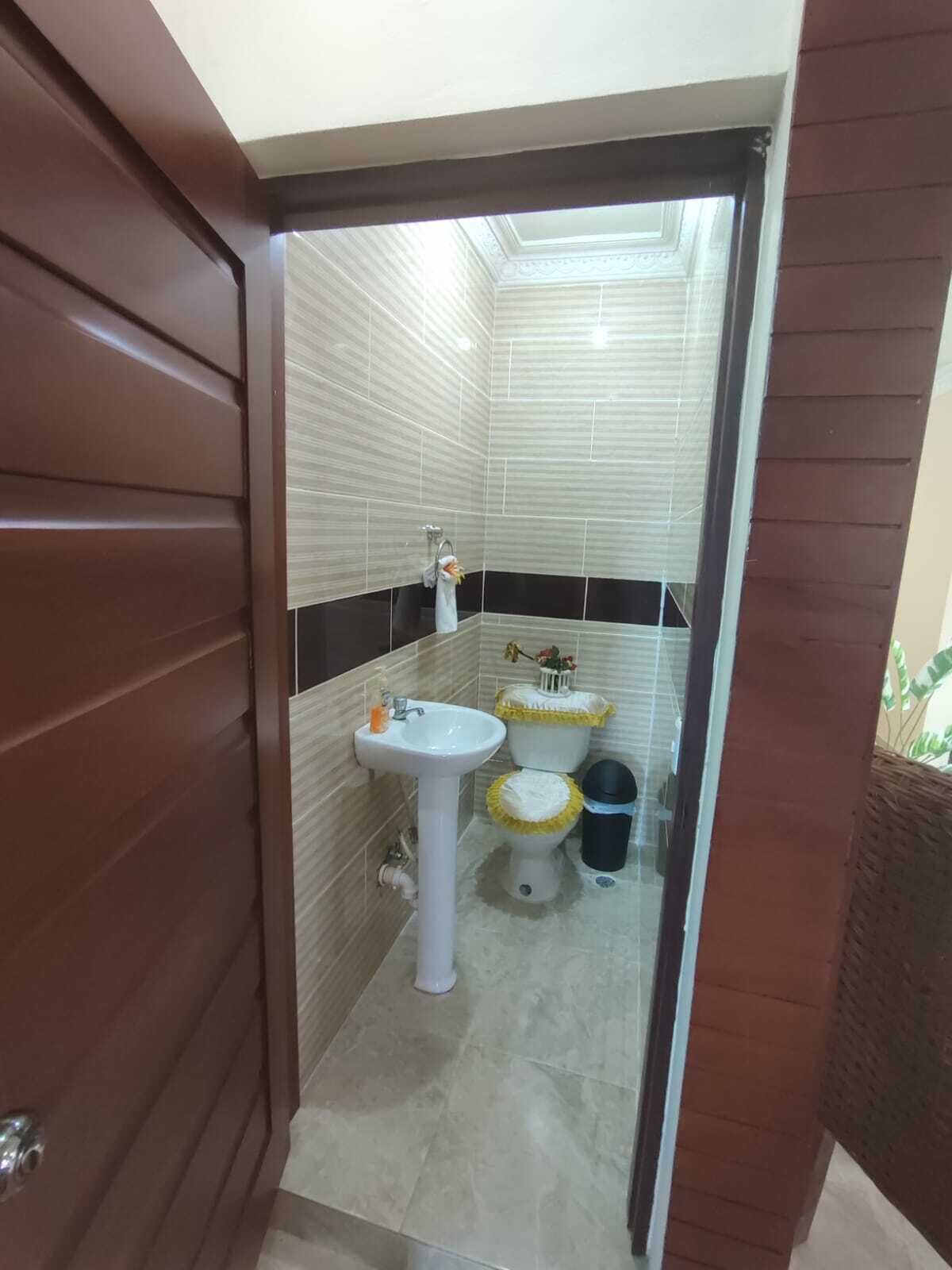 Towels, soap, toilet paper