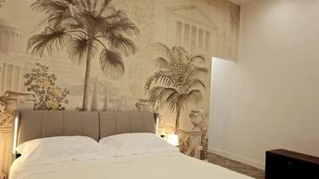 Tremannsrom – luksus, byutsikt | Sengetøy i egyptisk bomull, sengetøy av topp kvalitet og dundyner