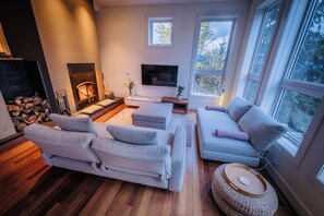 Älytelevisio, takka, stereot