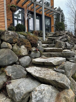 Exterior detail - NEW Modern Mountain Haven | Luxe View, Sauna, Hot Tub & Fireplace (Nelson)