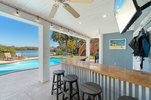 Una piscina climatizada