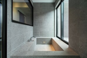 Panoramic Villa, Balcony, Partial Ocean View | Bathroom | Slippers