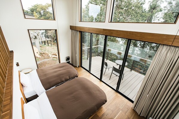 Panoramic Villa, Balcony, Partial Ocean View | 1 bedroom, blackout drapes, free WiFi, bed sheets