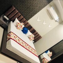 Double Room, City View | Premium bedding, down comforters, memory foam beds, soundproofing