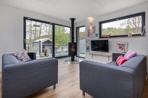 House | Living room - Holiday Home by Lake Wiselka & Baltic Beach (gmina Wolin)