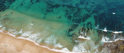 Beach nearby, white sand