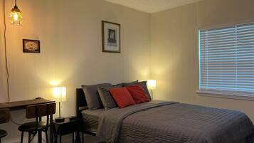 1 chambre, fer et planche à repasser, Wi-Fi, draps fournis