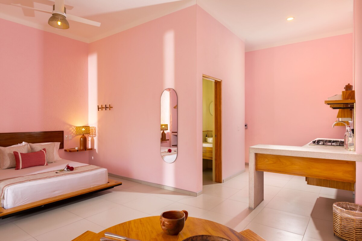 1 habitación, camas con efecto memoria y minibar 