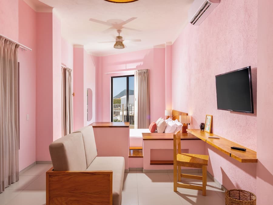 Junior Suite, Balcony | Living area | 40-inch Smart TV with digital channels, Netflix, streaming services