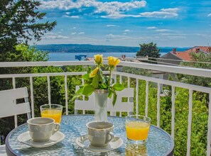 Balcony - Contemporary Crikvenica Apartments With Private Parking (Crikvenica)