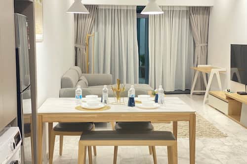 Departamento Deluxe, 2 habitaciones | Caja de seguridad en la habitación y insonorización