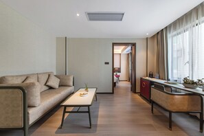 Egyptian cotton sheets, premium bedding, down comforters, pillowtop beds - Fushang Hotel Guangzhou Yuexiu Park  (Guangzhou)