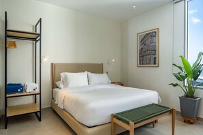 1 habitación, tabla de planchar con plancha, wifi y ropa de cama