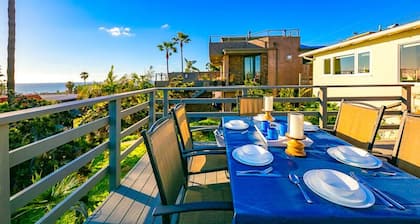 Ocean View Deck! | Walk to the Beach | King Suite
