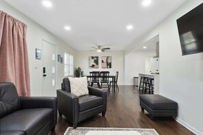 TV, video games, offices