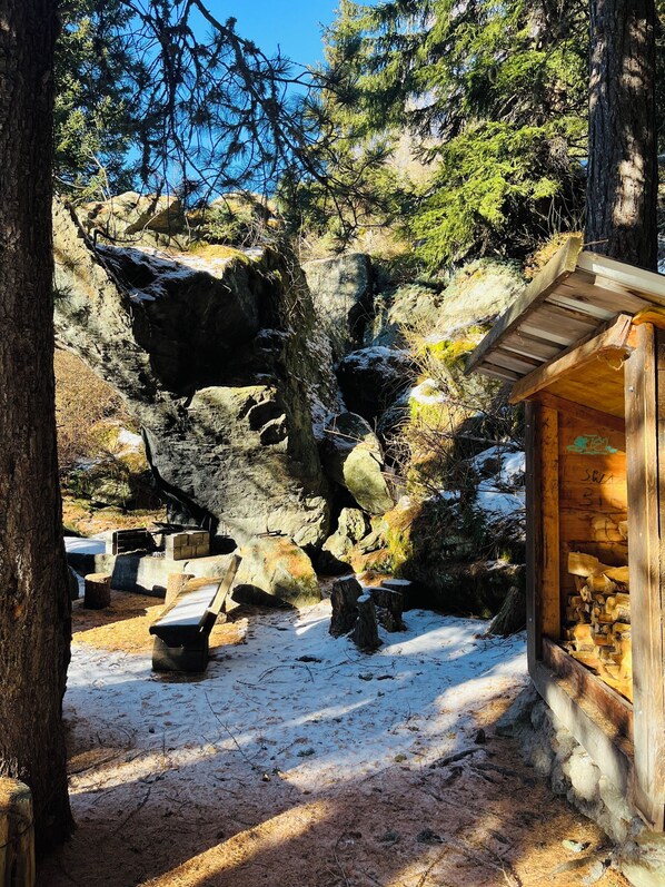 Enceinte de l’hébergement