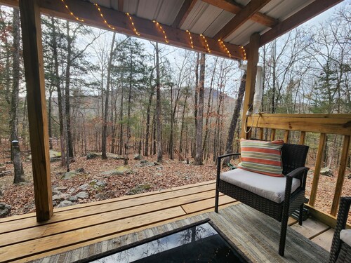 Cozy cabin located on mountainside hobby farm