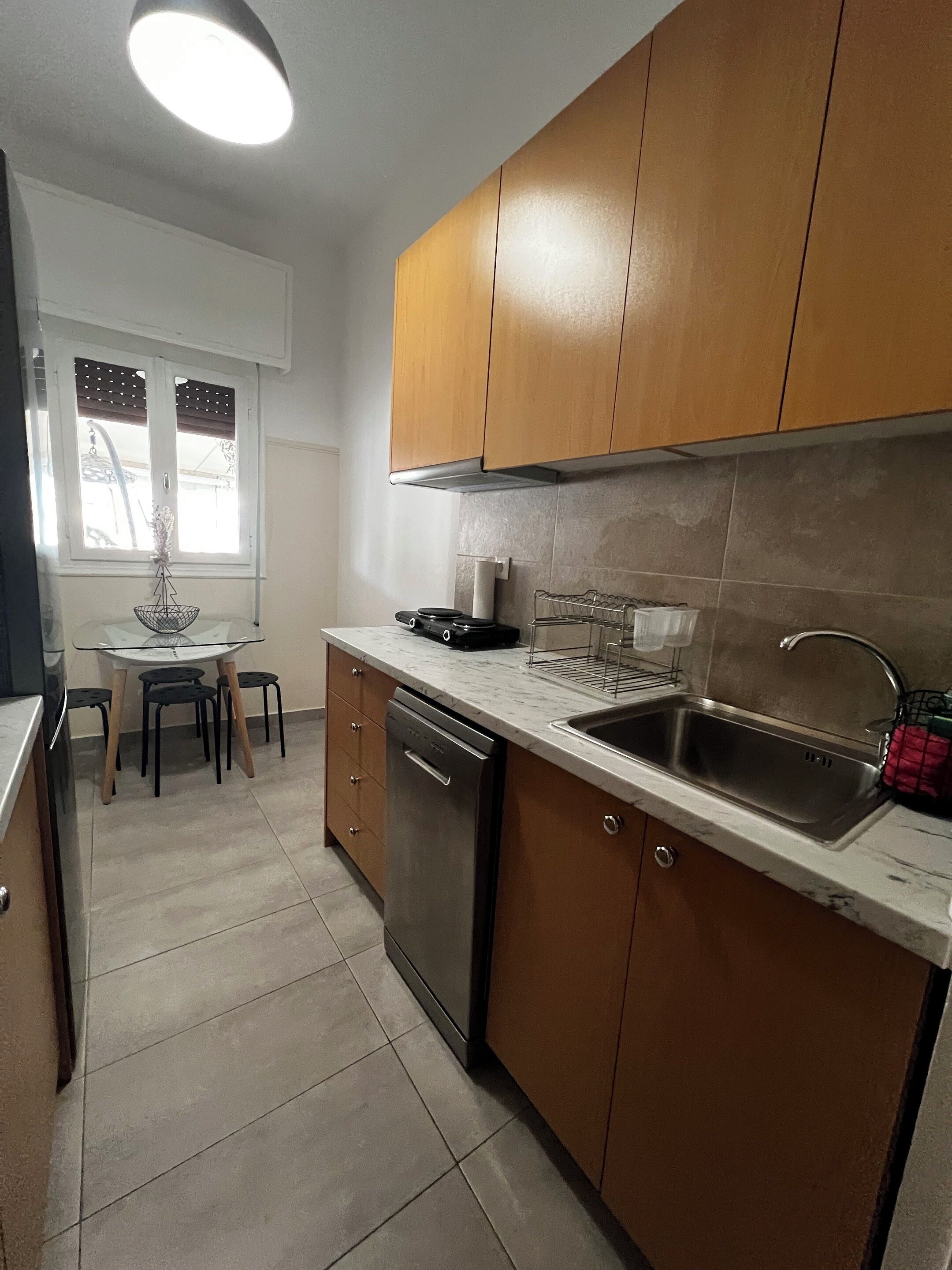 Apartment, City View | Private kitchen | Espresso maker, coffee/tea maker, electric kettle