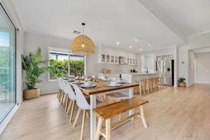 Dining - Tea Tree Retreat - stylish five bedroom beach house only 300m from the beach! (Inverloch)