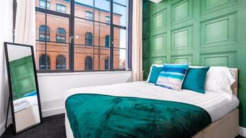 2 bedrooms, iron/ironing board, travel crib, free WiFi
