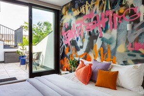 Iron/ironing board, free WiFi, bed sheets - Graffiti Studio with Terrace (Kraków - Kazimierz & Podgórze)