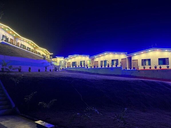 Front of property – evening/night