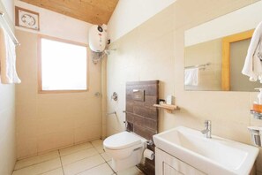 Comfort Cottage, Balcony, Valley View | Bathroom - Nirvana Dhar Nature Resort (Rajgarh)