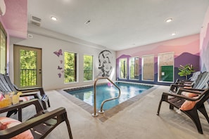 Piscine couverte, piscine chauffée