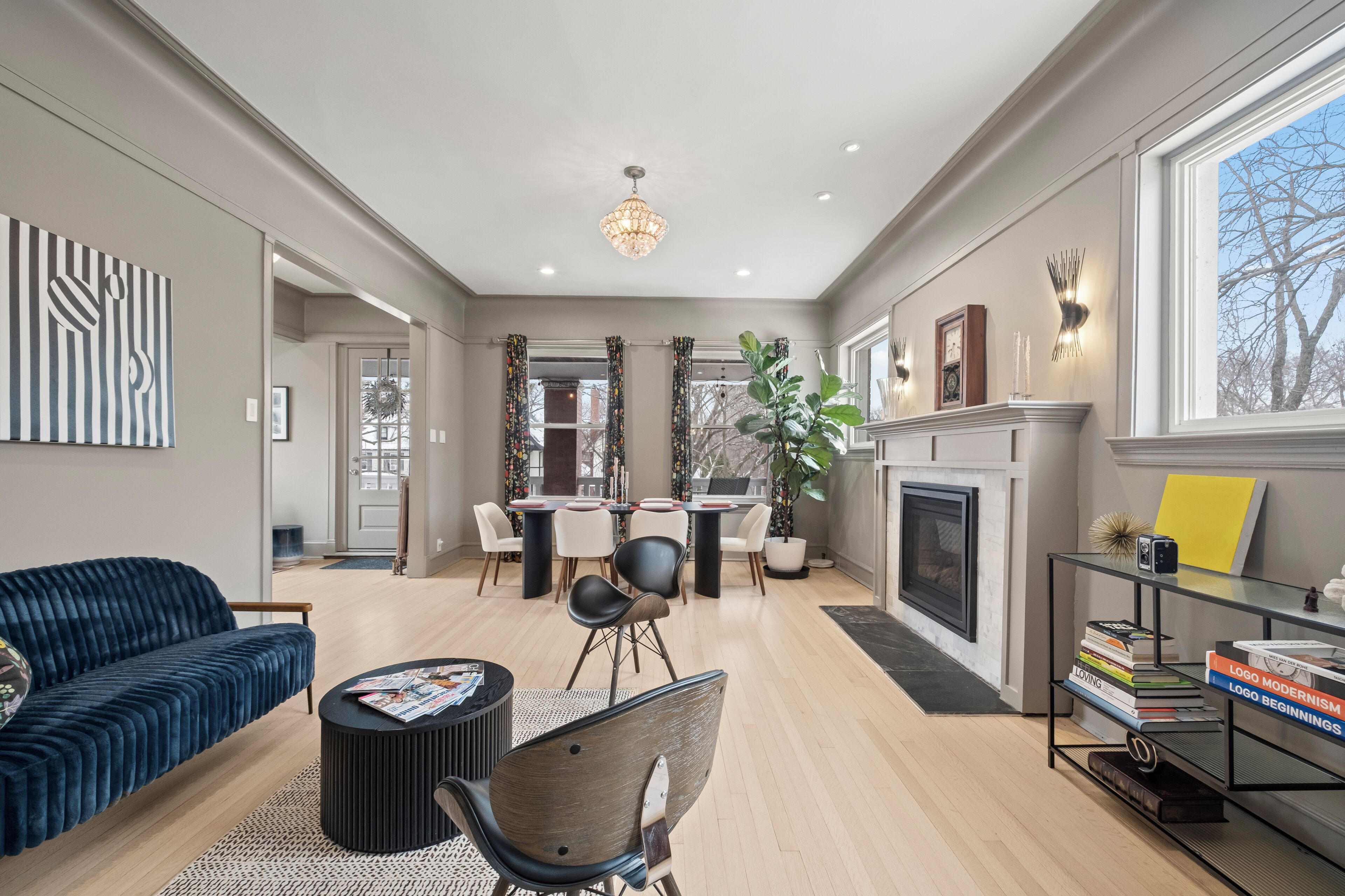 智能电视、壁炉